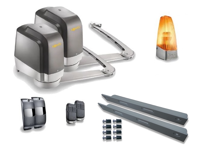 Somfy Lockyvia Origin + renforts moteur à bras articulés