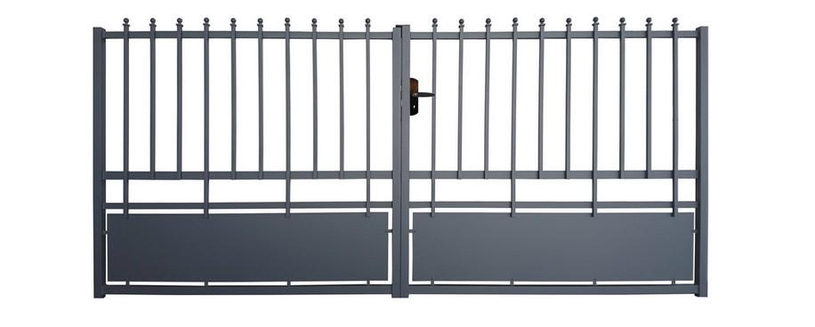 aluminium gris hauteur 1.30m