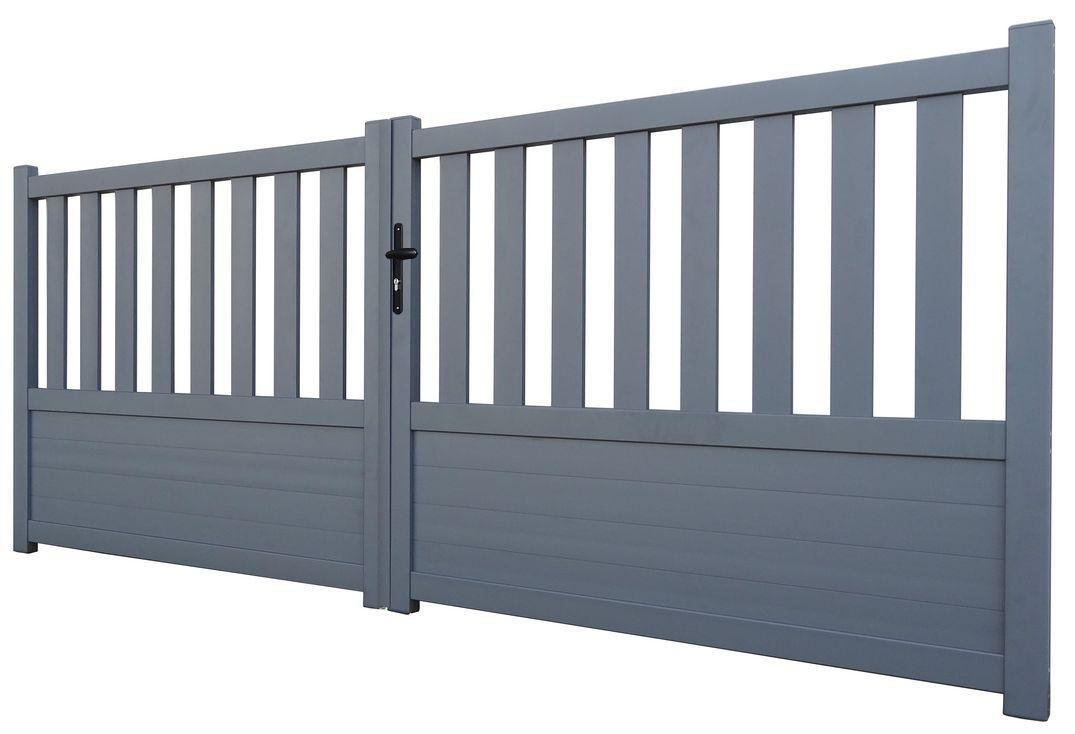 portail Genève 3m50 3.56m entre piliers